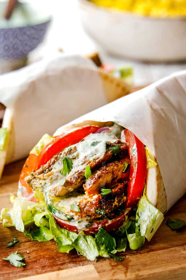 Chicken Shawarma Sandwiches