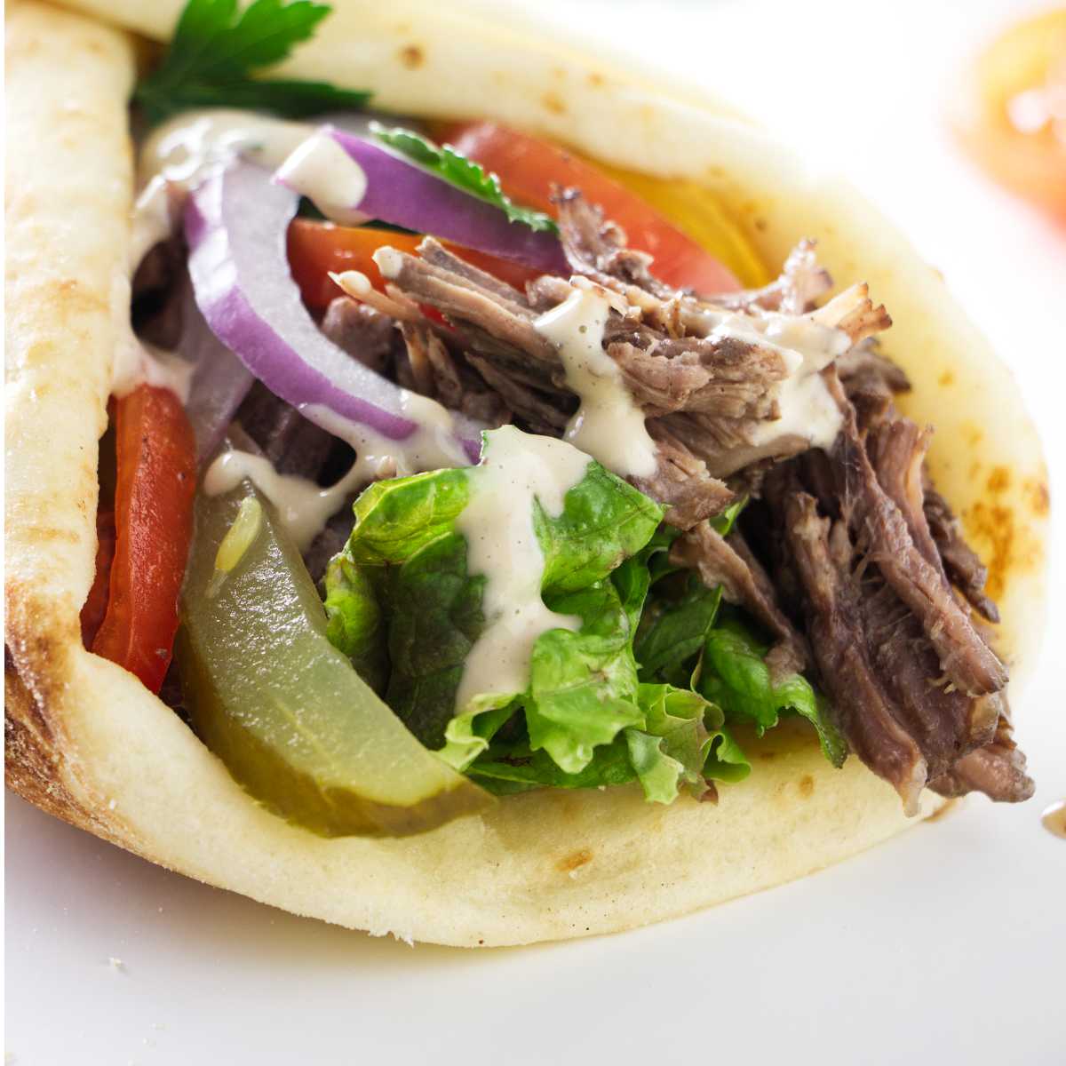 Beef Shawarma Sandwiches